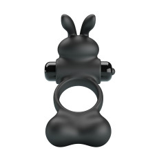 Ерекційне кільце Pretty Love Vibrant Penis Ring Yusuf Black