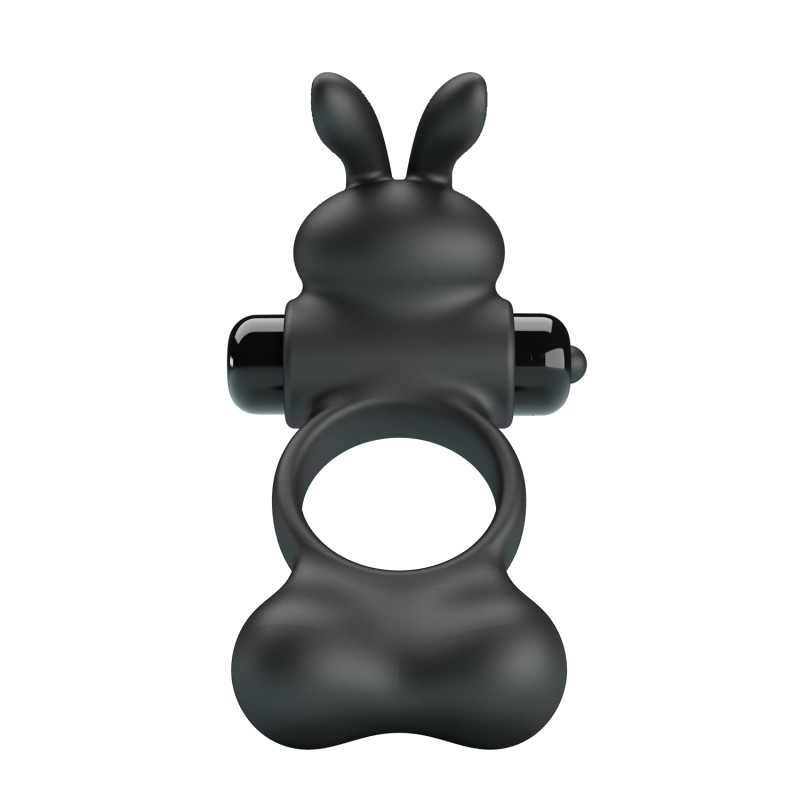 Ерекційне кільце Pretty Love Vibrant Penis Ring Yusuf Black