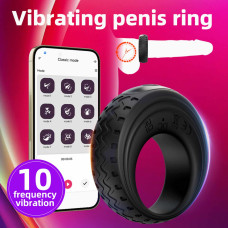 Виброкольцо B - Series Cute App-Controlled Vibrating Cock Ring