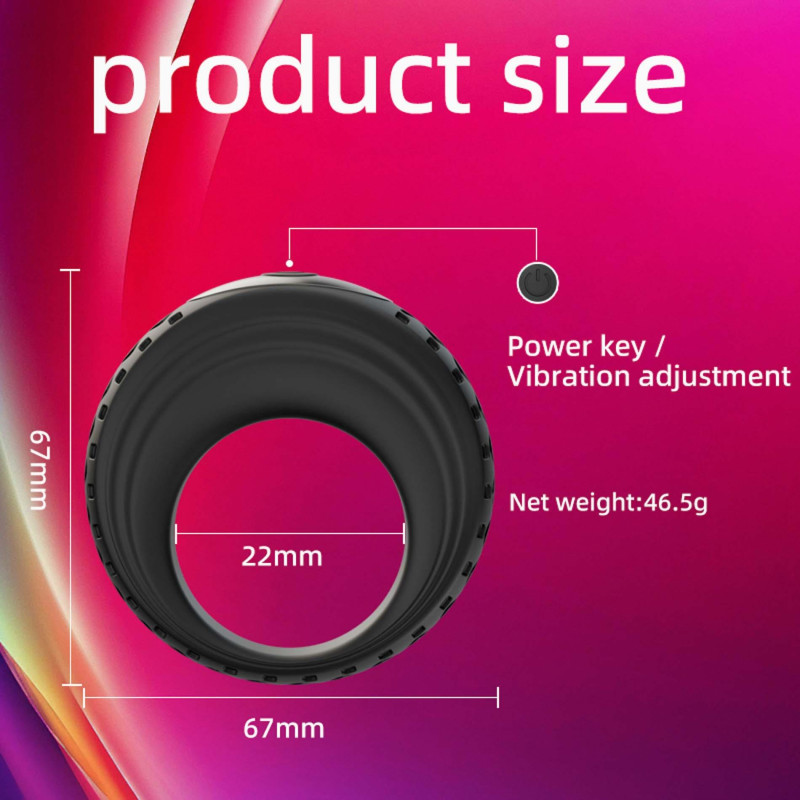 Виброкольцо B - Series Cute App-Controlled Vibrating Cock Ring