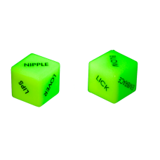 Неоновые кубики OOOTB Love Dice Glow In The Dark, 2 шт.
