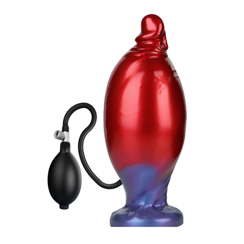 Надувной фэнтезийный фаллоимитатор Power Monsters Shadow Behemoth, 22 см