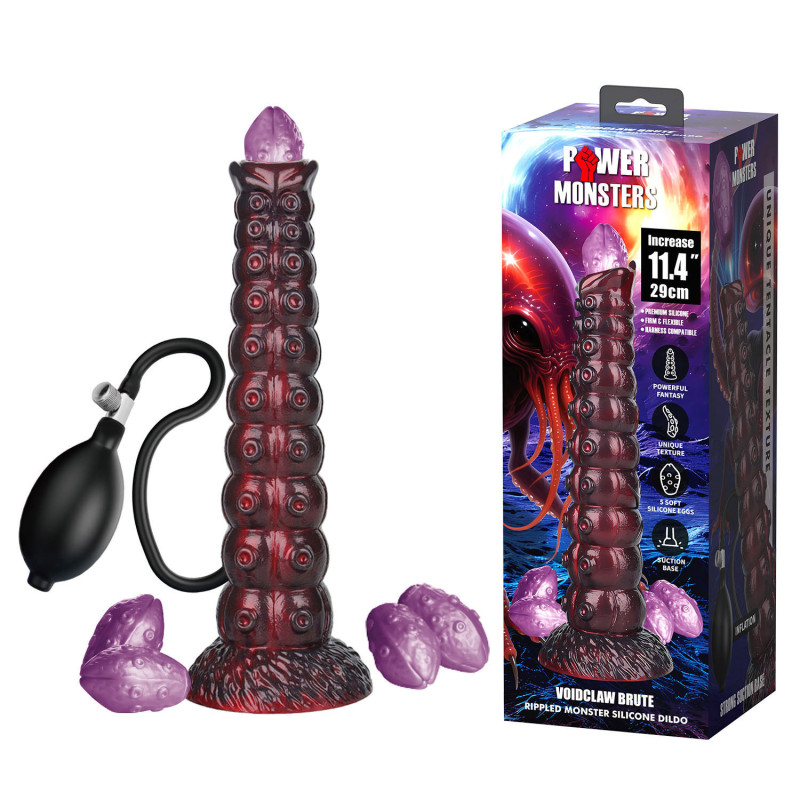 Надувной фэнтезийный фаллоимитатор Power Monsters Voidclaw Brute, 29 см
