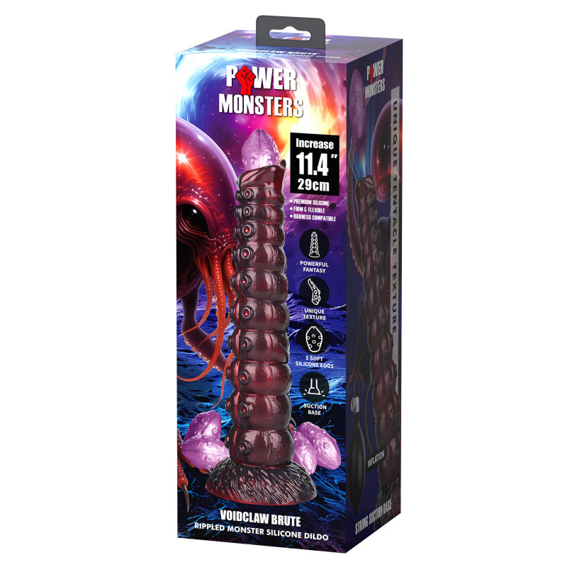 Надувной фэнтезийный фаллоимитатор Power Monsters Voidclaw Brute, 29 см