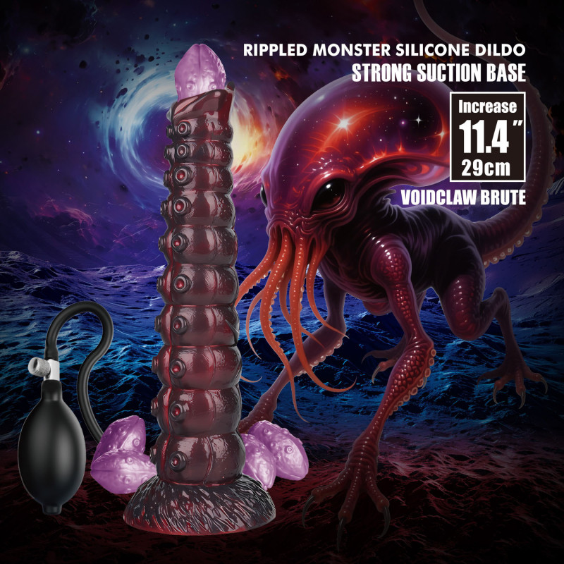 Надувной фэнтезийный фаллоимитатор Power Monsters Voidclaw Brute, 29 см