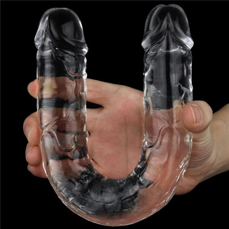 Фаллоимитатор LoveToy Flawless Clear Double Dildo 12" Clear