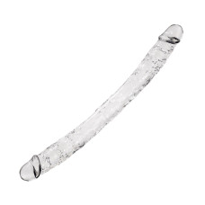 Прозрачный двухсторонний фаллоимитатор Alive Supreme Jelly Dildo