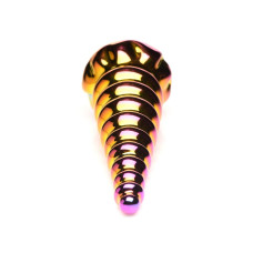Фэнтезийный фаллоимитатор Creature Cocks Twilight Rainbow Glass Dildo