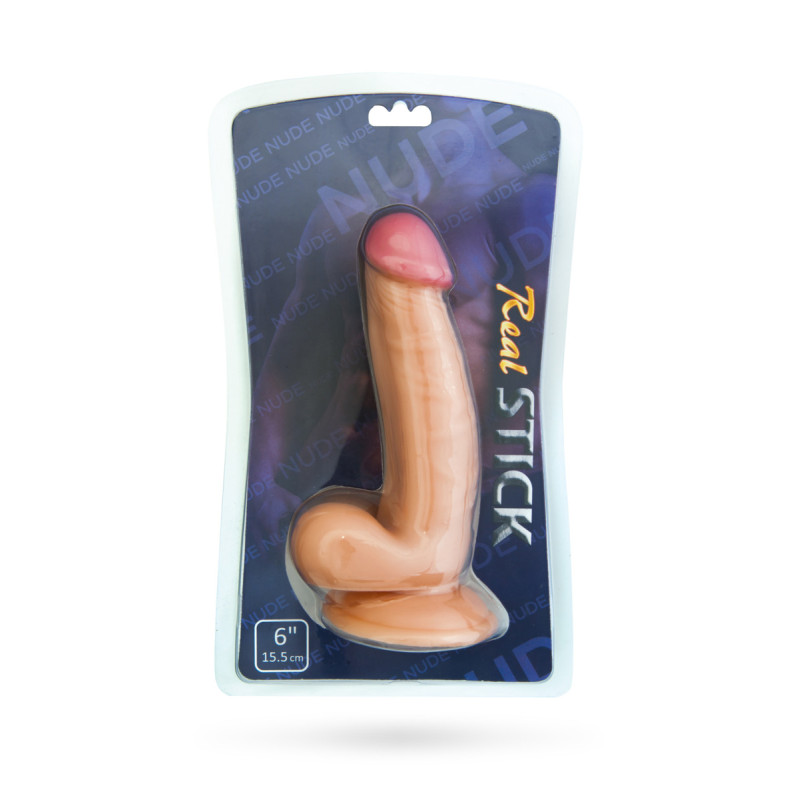 Фалоімітатор Toyfa RealStick Nude реалістичний 15,5 см Фалоімітатор Toyfa RealStick Nude реалістичний 15,5 см