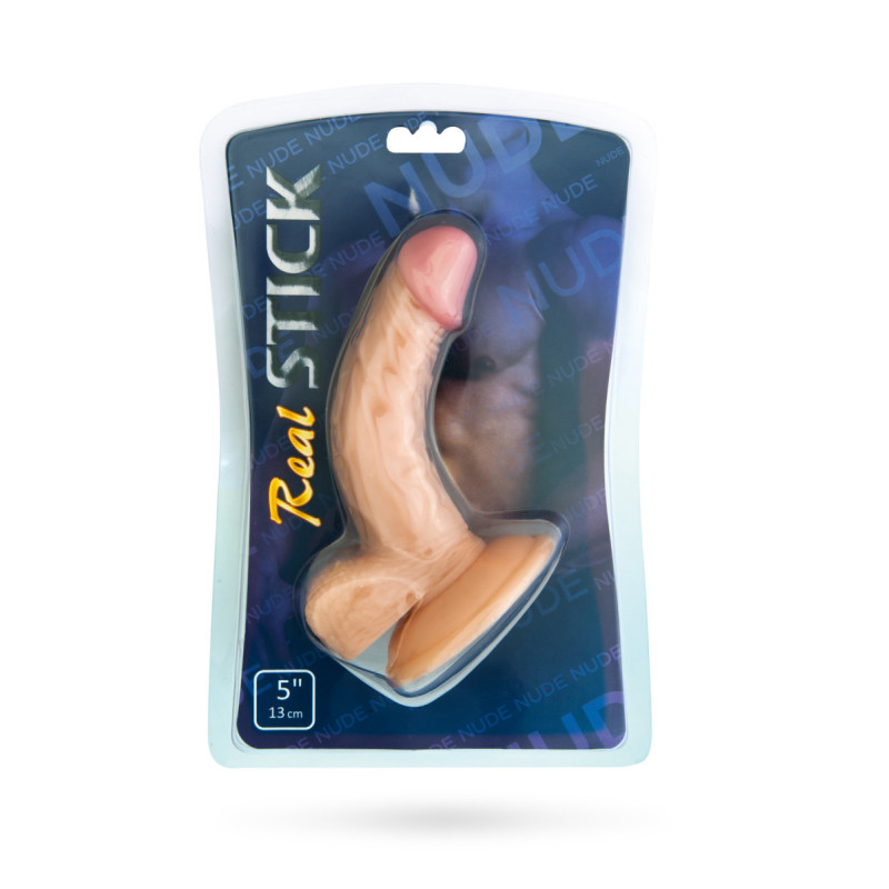 Фаллоимитатор с мошонкой Toyfa RealStick Nude Dildo 582008 Фаллоимитатор с мошонкой Toyfa RealStick Nude Dildo 582008