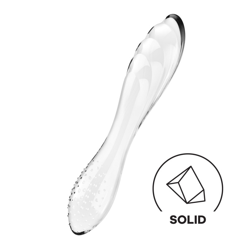 Двухсторонний стеклянный дилдо Satisfyer Dazzling Crystal 1 Transparent, очень крепкий, без стопера. Двухсторонний стеклянный дилдо Satisfyer Dazzling Crystal 1 Transparent, очень крепкий, без стопера.