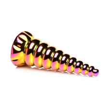 Фэнтезийный фаллоимитатор Creature Cocks Twilight Rainbow Glass Dildo