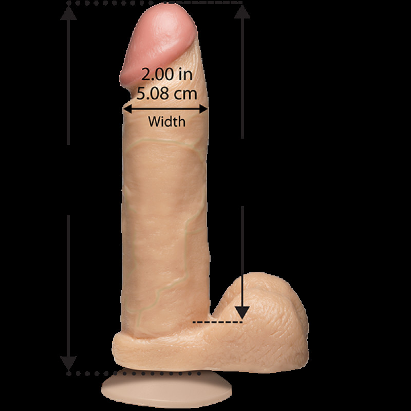 Фаллоимитатор Doc Johnson The Realistic Cock 8 inch White - PVC, Vack-U-Lock, диаметр 5,1 см Фаллоимитатор Doc Johnson The Realistic Cock 8 inch White - PVC, Vack-U-Lock, диаметр 5,1 см