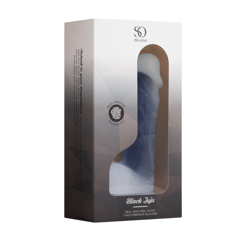 Фалоімітатор на присосці So Divine JuJu Чорний Фалоімітатор на присосці So Divine JuJu Чорний