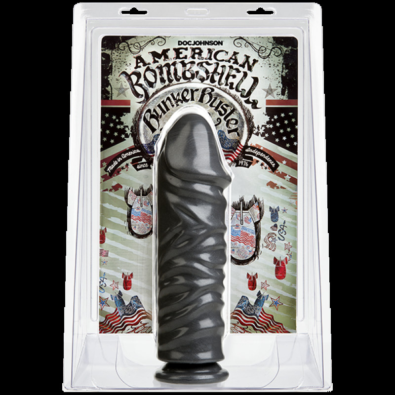 Фалоімітатор для фістингу Doc Johnson American Bombshell Bunker Buster Gun Metal Фалоімітатор для фістингу Doc Johnson American Bombshell Bunker Buster Gun Metal