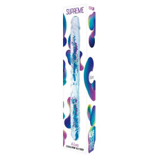 Прозрачный двухсторонний фаллоимитатор Alive Supreme Jelly Dildo