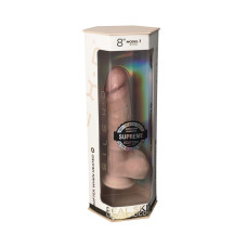 Фаллоимитатор SilexD Vetus Premium Real Skin Flesh (8in MODEL 1), ультрареалистик, диаметр 4,1 см