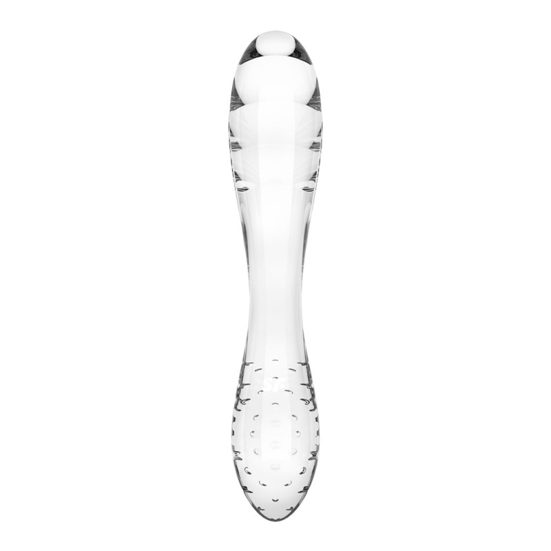 Двухсторонний стеклянный дилдо Satisfyer Dazzling Crystal 1 Transparent, очень крепкий, без стопера. Двухсторонний стеклянный дилдо Satisfyer Dazzling Crystal 1 Transparent, очень крепкий, без стопера.