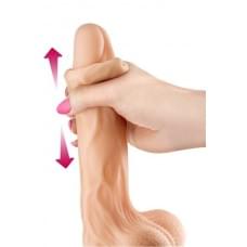 Фаллоимитатор с подвижной крайней плотью Real Body Real JO