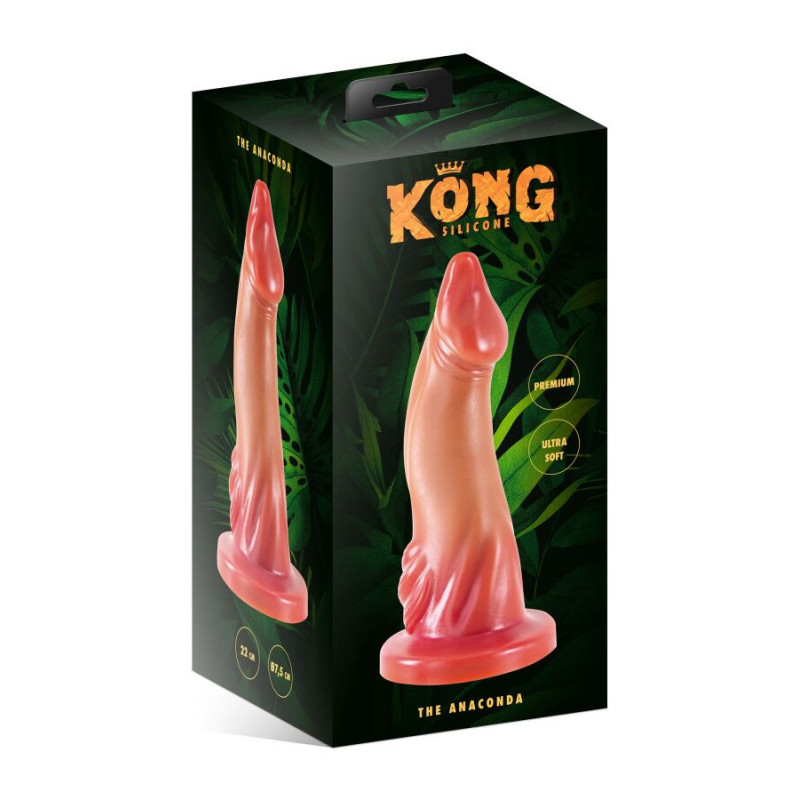 Фэнтезийный фаллоимитатор Kong Silicone The Anaconda Фэнтезийный фаллоимитатор Kong Silicone The Anaconda