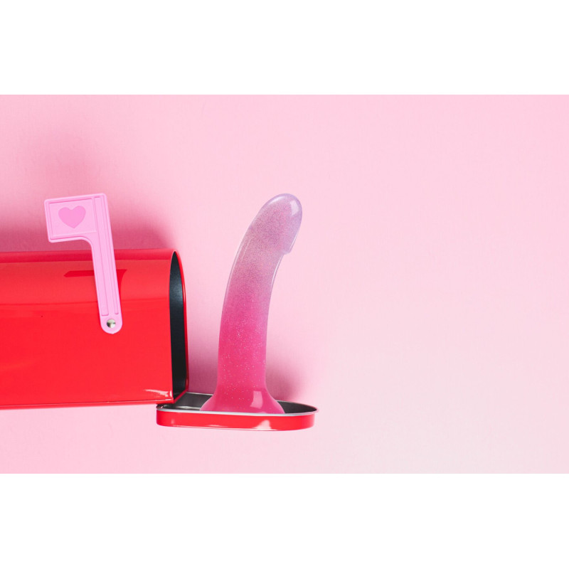 Дилдо з градієнтом та блискітками Love To Love Dildolls - SUNRISE, ультрам’який Дилдо з градієнтом та блискітками Love To Love Dildolls - SUNRISE, ультрам’який