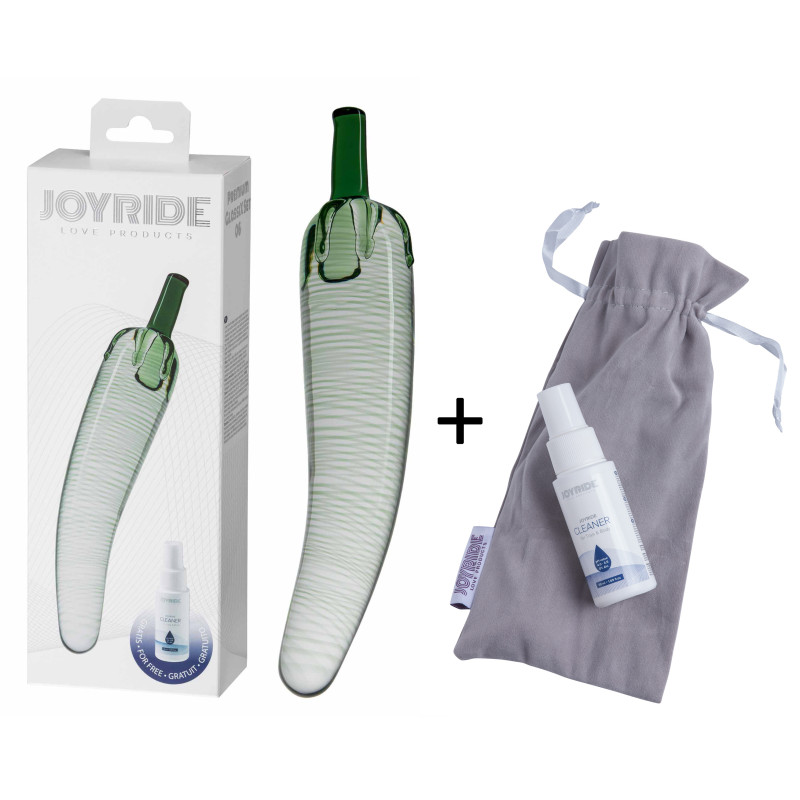 Стеклянный фаллоимитатор StRubber JOYRIDE Premium GlassiX Set 06