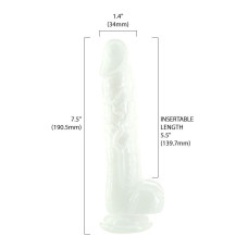 Жемчужный фаллоимитатор на присоске ADDICTION — Pearl by Addiction 7,5″ Dong, виброшар в подарок