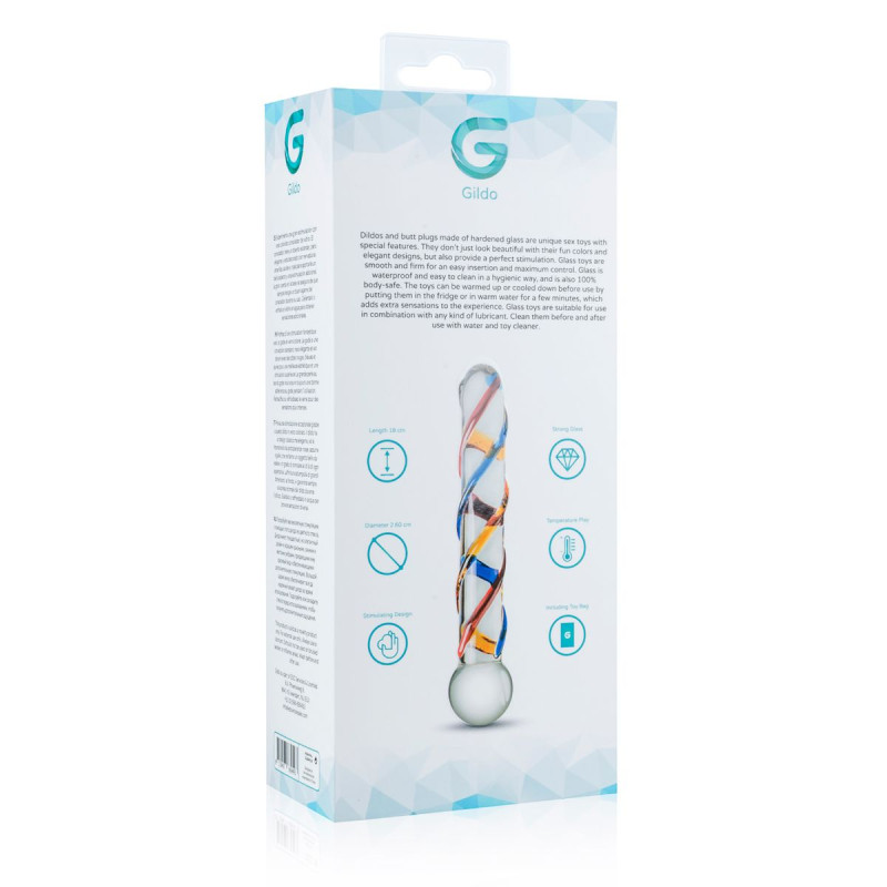 Стеклянный дилдо Gildo Glass Dildo No. 10 Стеклянный дилдо Gildo Glass Dildo No. 10