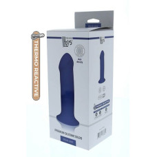 Фаллоимитатор термоактивный Dreamtoys Solid Love Thick 7Inch Синий