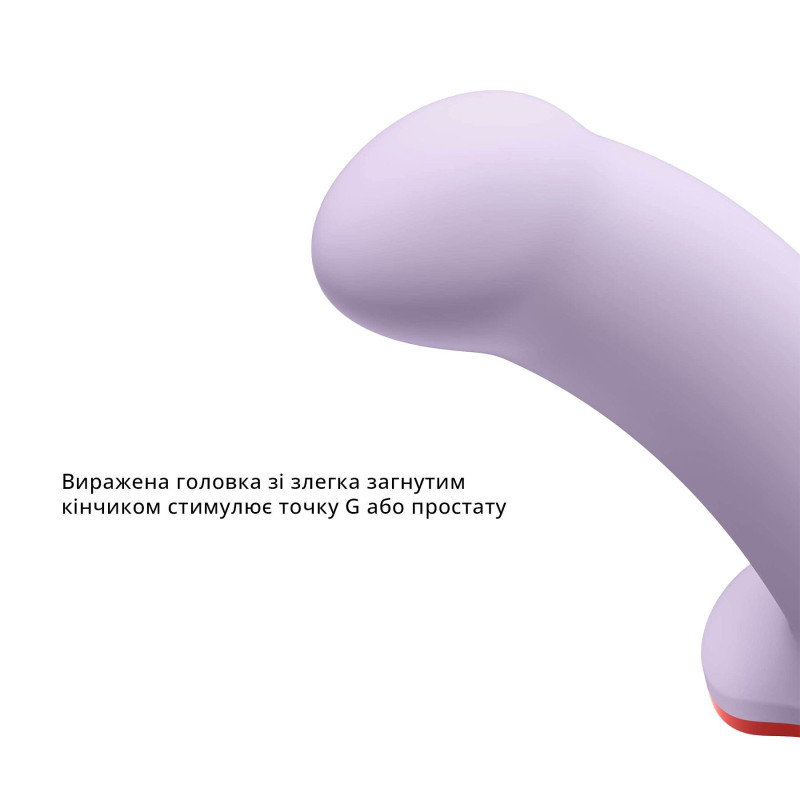 Фаллоимитатор Fun Factory AMOR, сиреневый, длина 14,6 см, диаметр 3,7 см, изогнутый Фаллоимитатор Fun Factory AMOR, сиреневый, длина 14,6 см, диаметр 3,7 см, изогнутый