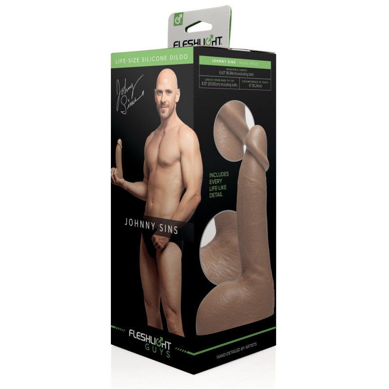Фаллоимитатор Fleshlight Guys: Johnny Sins Dildo, по слепку пениса, лысый из Браззерс Фаллоимитатор Fleshlight Guys: Johnny Sins Dildo, по слепку пениса, лысый из Браззерс