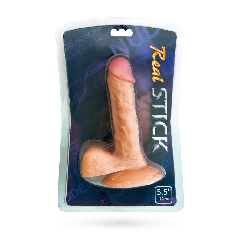Фалоімітатор Toyfa RealStick Nude реалістичний, 14 см