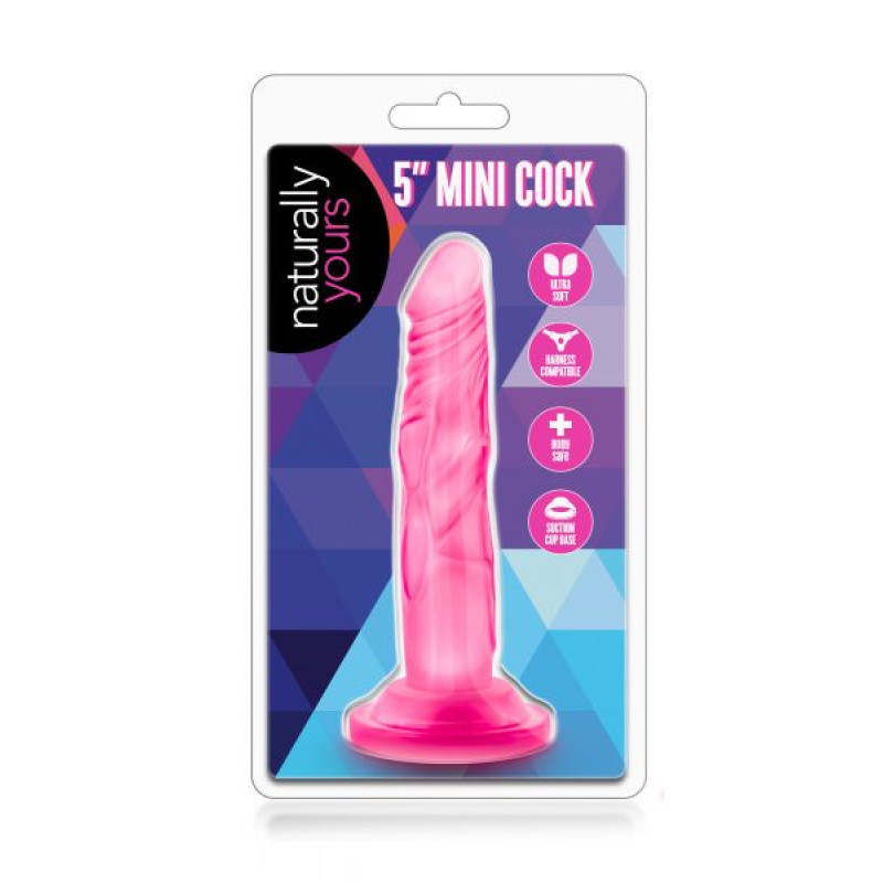Фалоімітатор Blush Naturally Yours Mini Cock Рожевий Фалоімітатор Blush Naturally Yours Mini Cock Рожевий