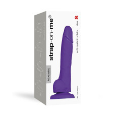 Реалистичный фаллоимитатор Strap-On-Me SOFT REALISTIC DILDO Фиолетовый Size S