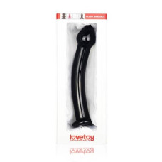 Фаллоимитатор LoveToy Glass Romance 7.5 233 Black