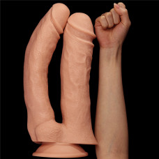 Фалоімітатор LoveToy King-Sized Realistic Mega Double Dildo 12"