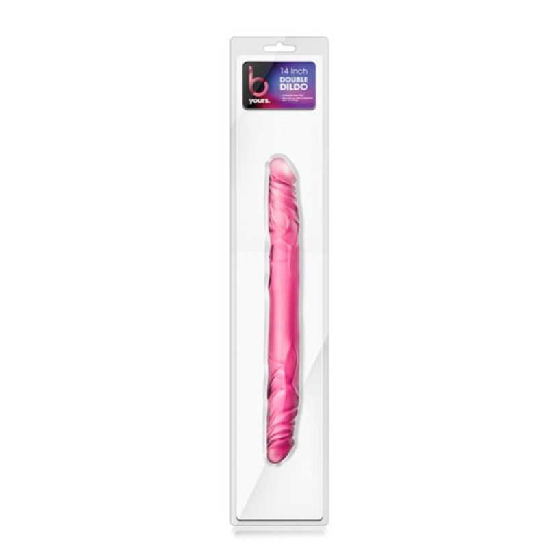 Двойной фаллоимитатор Blush B Yours 14Inch Double Dildo Розовый
