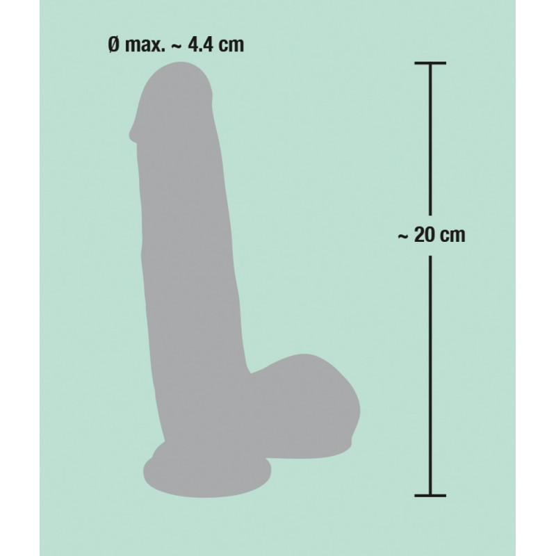 Фаллоимитатор You2Toys с мошонкой Medical Silicone Dildo Телесный 20 см 526681 Фаллоимитатор You2Toys с мошонкой Medical Silicone Dildo Телесный 20 см 526681