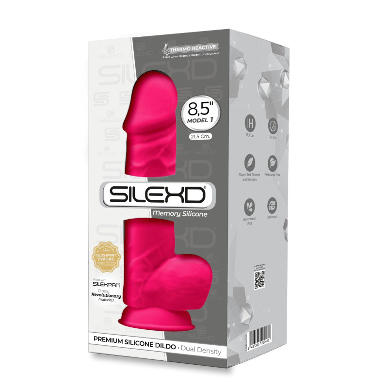 Фаллоимитатор SilexD Norman Pink (MODEL 4 size 8.5in), двухслойный, силикон + Silexpan, диаметр 5 см Фаллоимитатор SilexD Norman Pink (MODEL 4 size 8.5in), двухслойный, силикон + Silexpan, диаметр 5 см