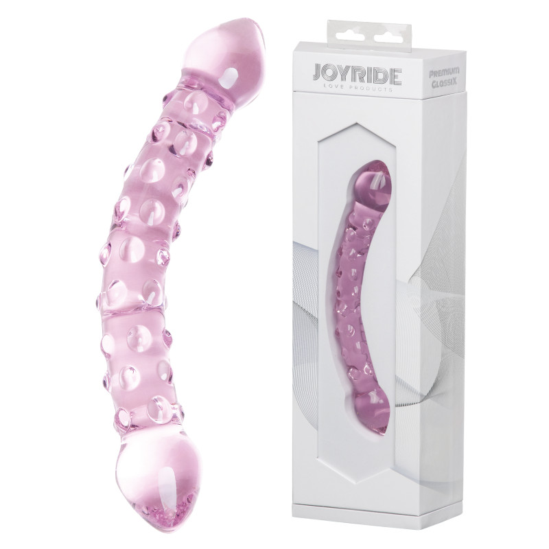 Стеклянный фаллоимитатор StRubber JOYRIDE Premium GlassiX 18