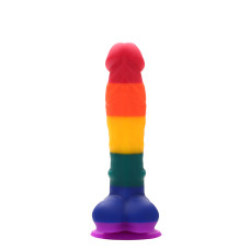 Райдужний фалоімітатор Dreamtoys Colourful Love Dildo 20 см