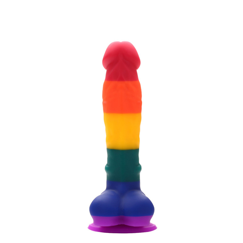 Райдужний фалоімітатор Dreamtoys Colourful Love Dildo 20 см Райдужний фалоімітатор Dreamtoys Colourful Love Dildo 20 см