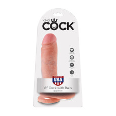 Фаллоимитатор на присоске Pipedream King Cock 8, 20х5 см