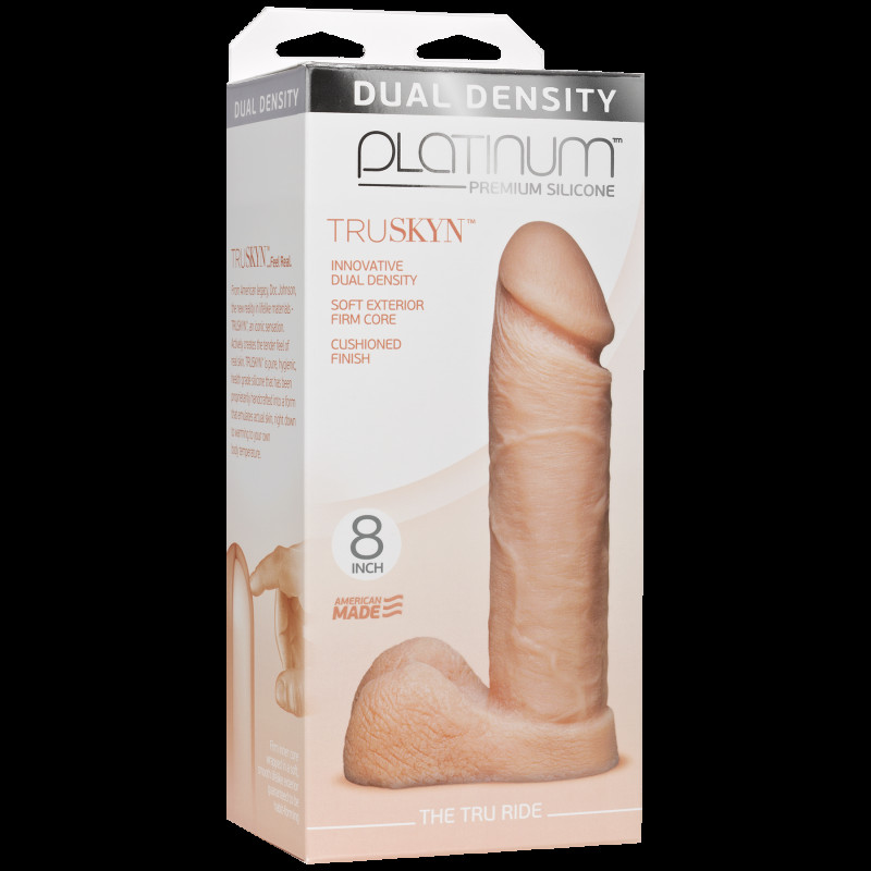 Фаллоимитатор Doc Johnson Platinum TRUSKYN The Tru Ride 8 Inch Фаллоимитатор Doc Johnson Platinum TRUSKYN The Tru Ride 8 Inch
