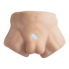 Полуторс с фаллоимитатором на присоске SilexD Apollo S Male Torso, суперреалистичный, термореактивный