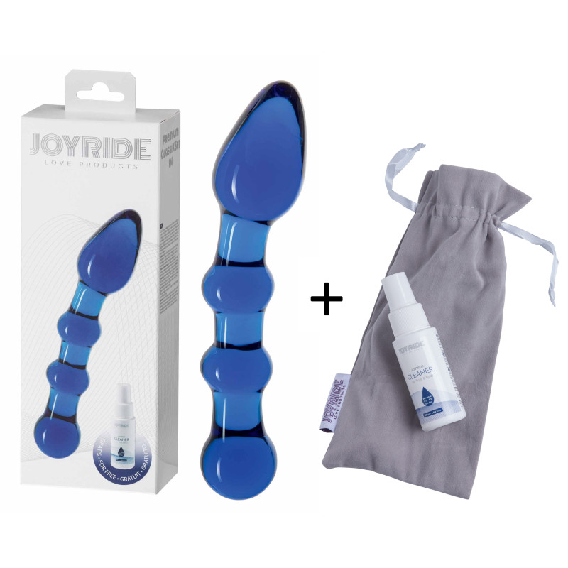 Стеклянный фаллоимитатор StRubber JOYRIDE Premium GlassiX Set 04