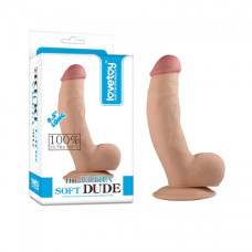 Фаллоимитатор LoveToy The Ultra Soft Dude 8.5 Телесный LV1081