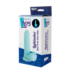 Фалоімітатор світиться в темряві Dreamtoys Lightsaber Синій