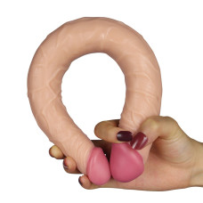 Двойной фаллоимитатор LoveToy Double Dildo Телесный