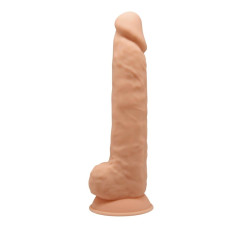 Фаллоимитатор реалистичный SilexD Arnold Flesh (MODEL 5 size 10in), двухслойный, силикон+Silexpan, диа